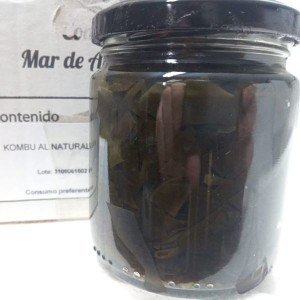 Alga Kombu 'al natural' en conserva. Tarro 120 g