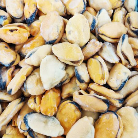 Carne de Mejillón gallego cocido y congelado